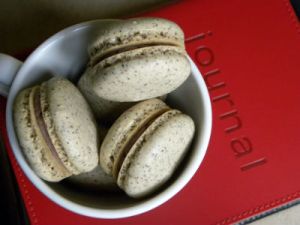 Double Espresso Macarons, Moonglow Cooks